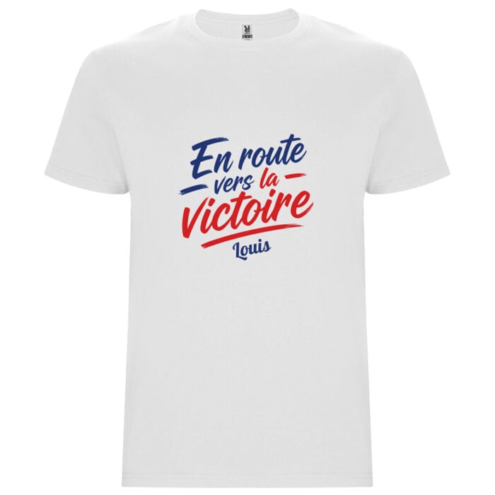 T-shirt blanc - En route vers la victoire