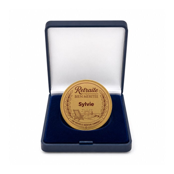 Coffret médaille d'honneur - Retraite bien méritée
