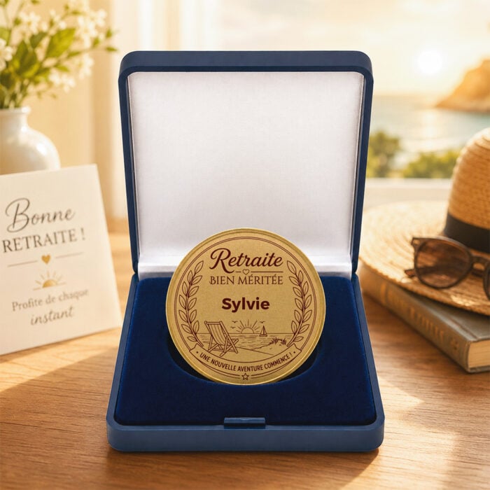 Alternative view of Coffret médaille d'honneur - Retraite bien méritée