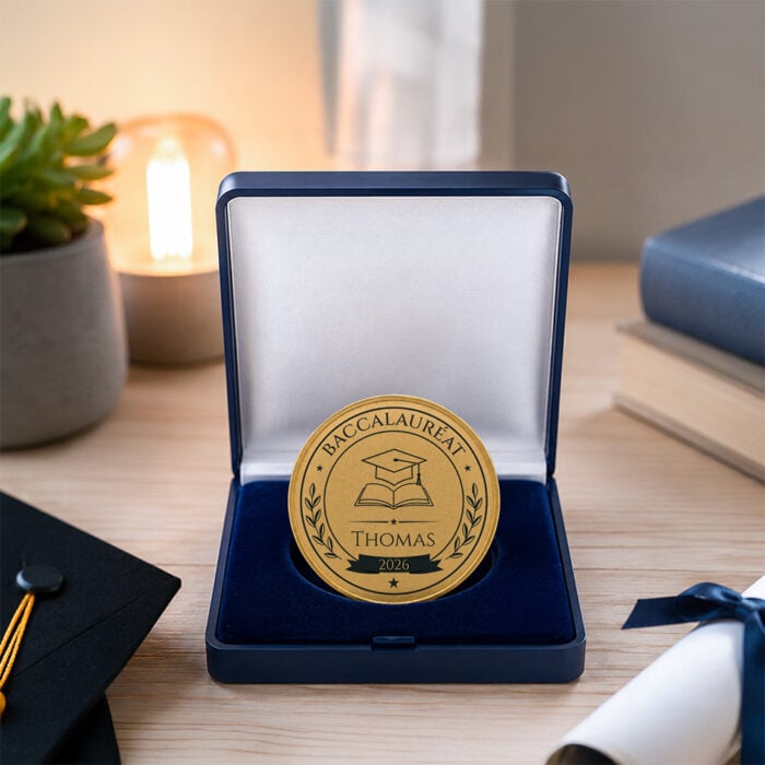 Alternative view of Coffret médaille d'honneur - Baccalauréat