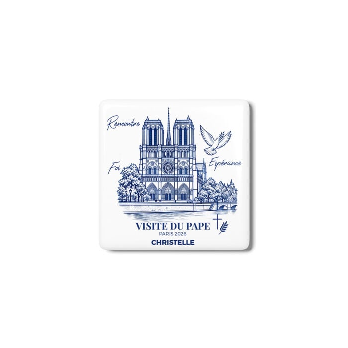Magnet céramique - Visite du pape 2026