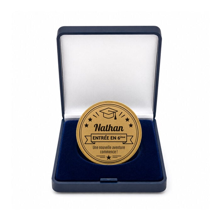 Coffret médaille d'honneur - Entrée au collège