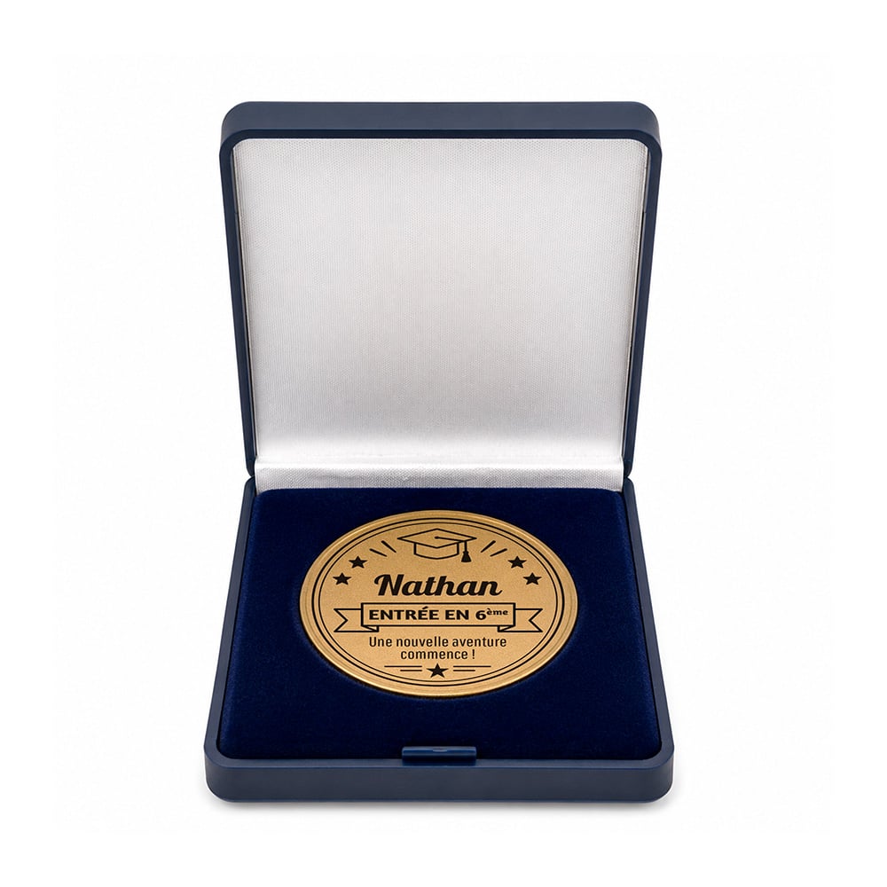 Coffret médaille d'honneur - Entrée au collège – Image 3