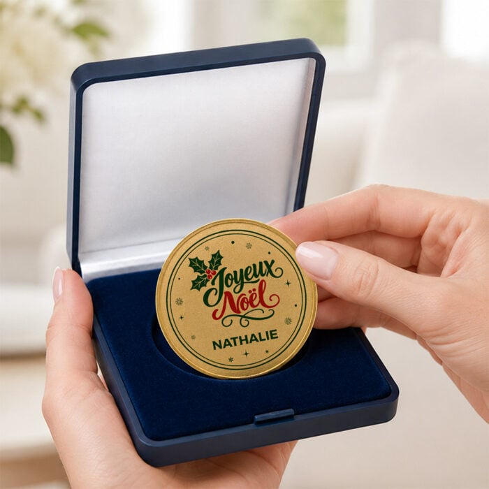 Alternative view of Coffret médaille d'honneur - Joyeux Noël